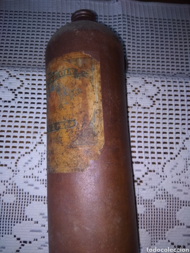 Botellas antiguas: BOTELLA CANECO E. VISO . ORENSE - Foto 5
