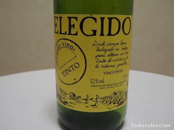 Botellas antiguas: Botella de vino Elegido - Foto 2
