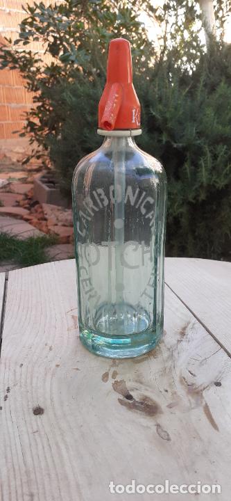 Botellas antiguas: SIF&Oacute;N COCH DE CERVIA DE TER - Foto 2