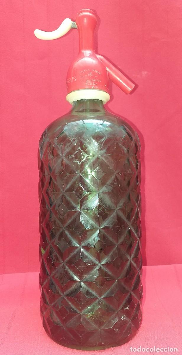 Botellas antiguas: SIF&Oacute;N CARB&Oacute;NICAS CREUS - Foto 2