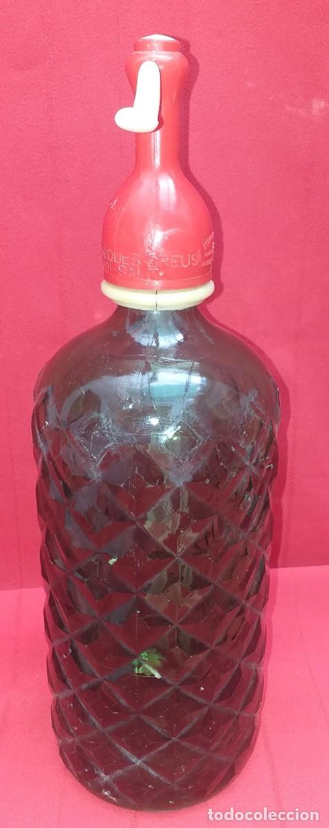 Botellas antiguas: SIF&Oacute;N CARB&Oacute;NICAS CREUS - Foto 5