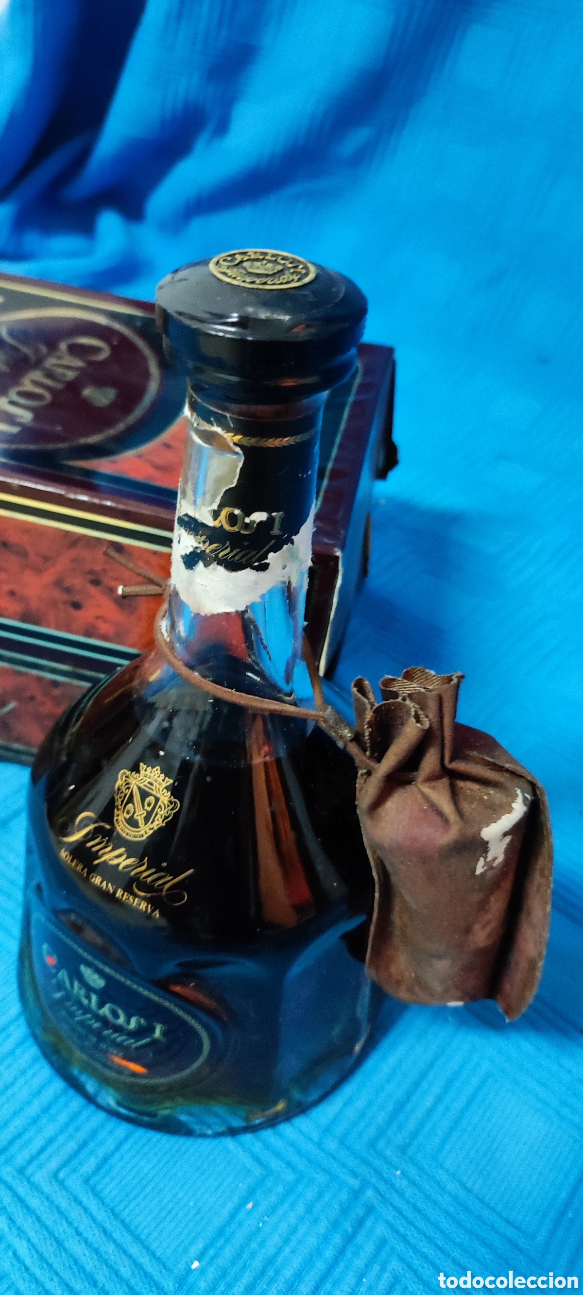 Botellas antiguas: Brandy Carlos l imperial - Foto 6