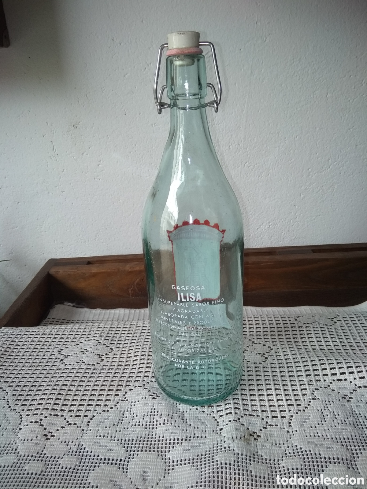 Botellas antiguas: GASEOSA ILISA - Foto 2