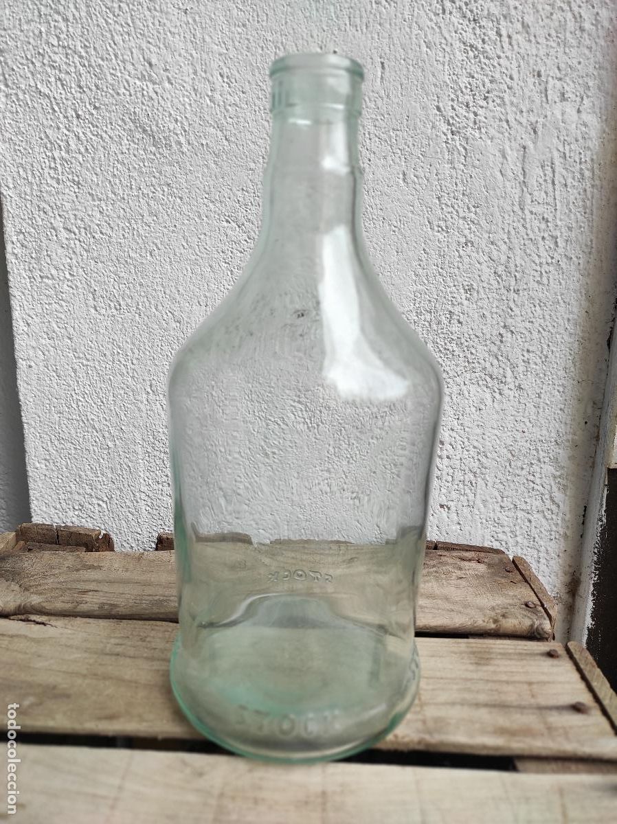 Botellas antiguas: Botella cristal - Foto 1