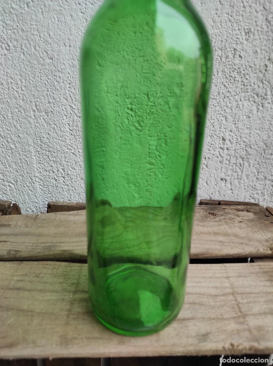 Botellas antiguas: Botella verde - Foto 3