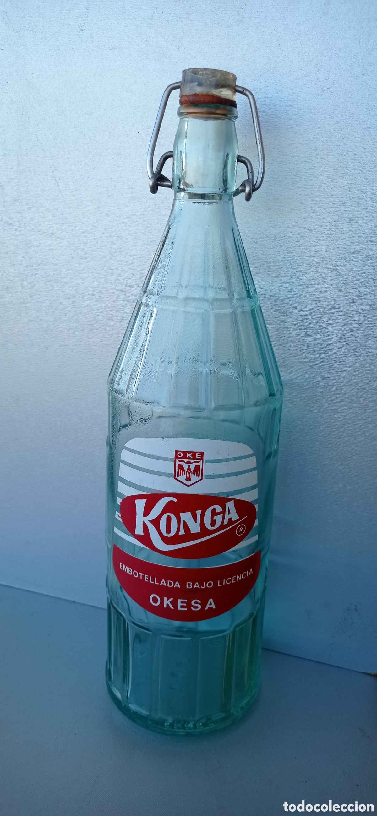 Botellas antiguas: Botella de gaseosa Konga - Foto 1