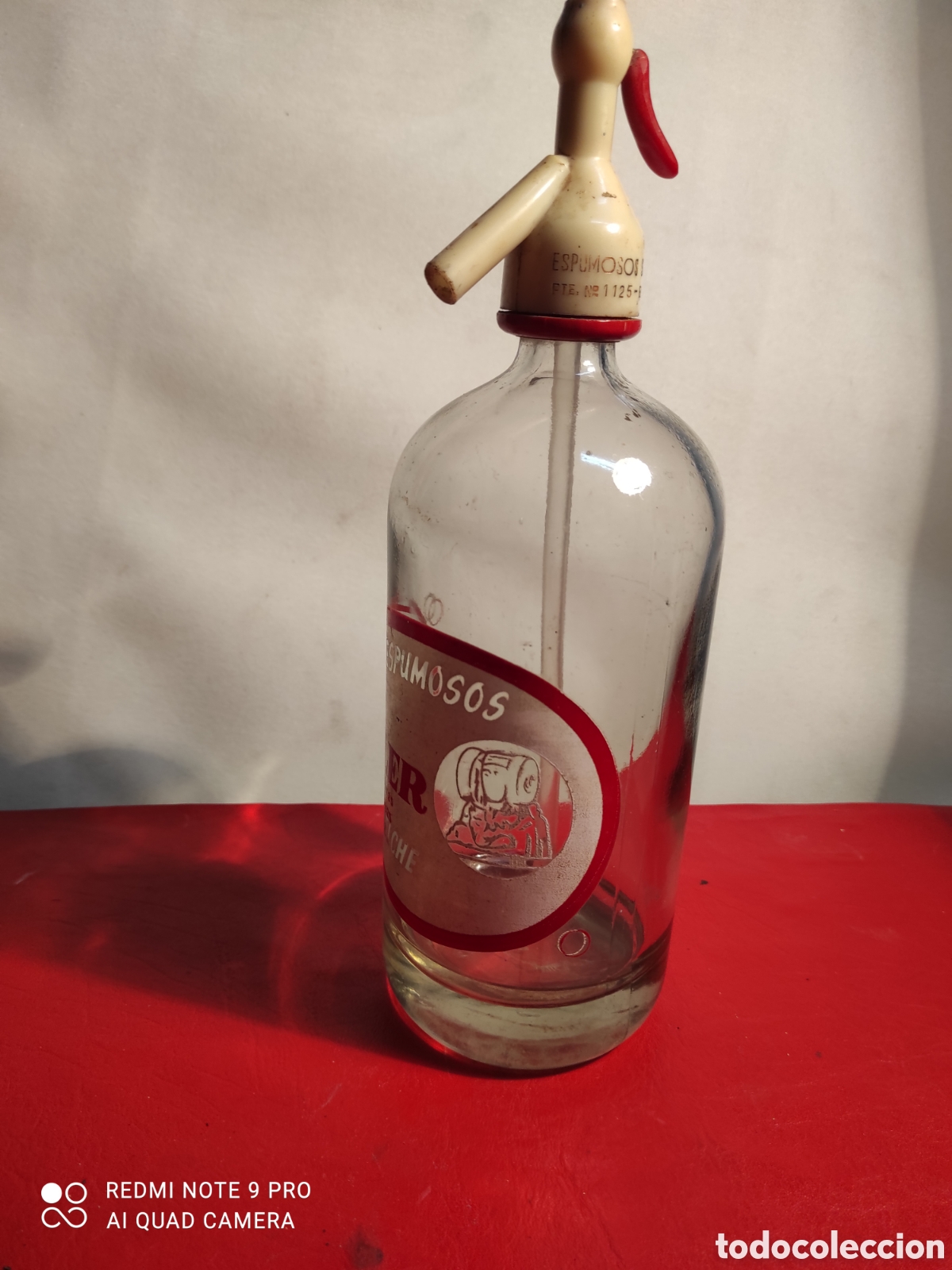 Botellas antiguas: Antiguo sif&oacute;n espumosos Soler Elche - Foto 5