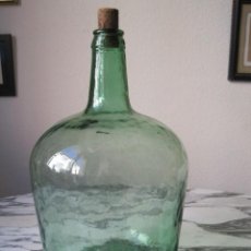 Botellas antiguas: DAMAJUANA DE CRISTAL - GARRAFA - VIRESA