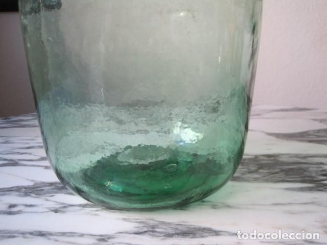 Botellas antiguas: DAMAJUANA DE CRISTAL - GARRAFA - VIRESA - Foto 4