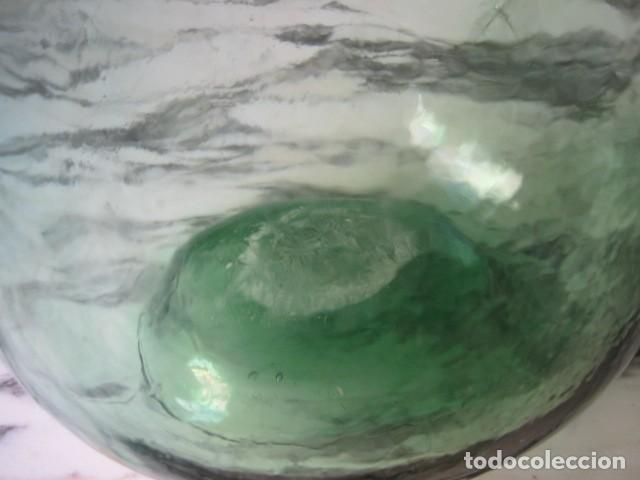Botellas antiguas: DAMAJUANA DE CRISTAL - GARRAFA - VIRESA - Foto 8