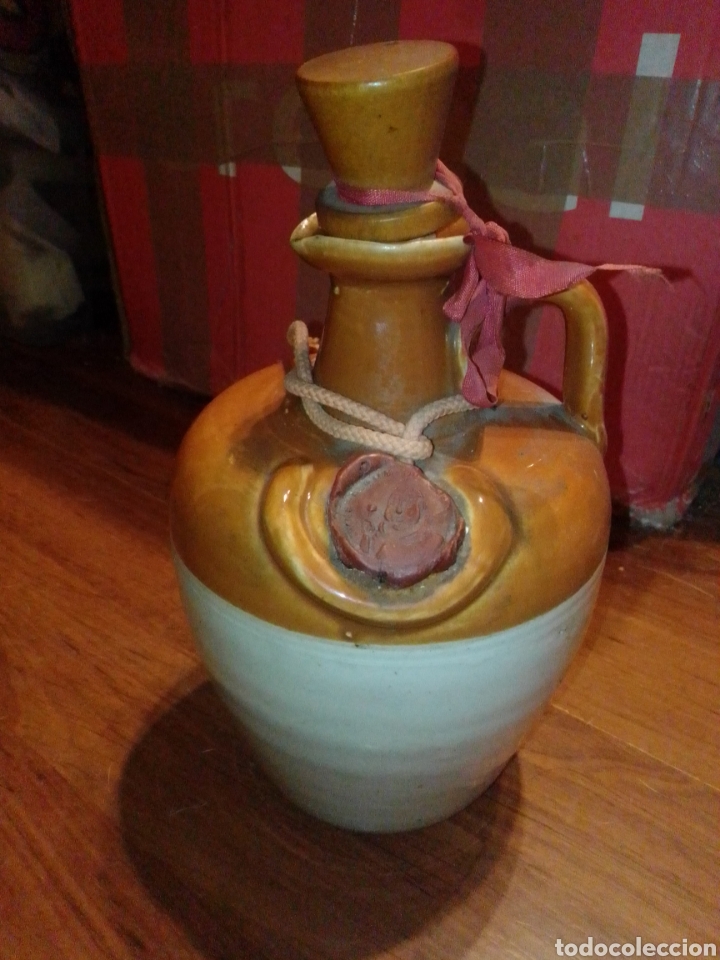 Botellas antiguas: Caneco botella cer&aacute;mica - Foto 1