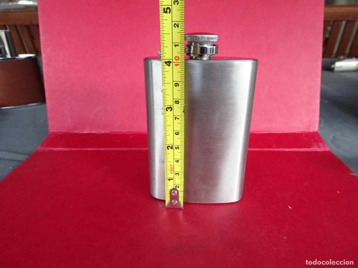 Botellas antiguas: PETACA LICOR ACERO INOXIDABLE NUEVA - Foto 12