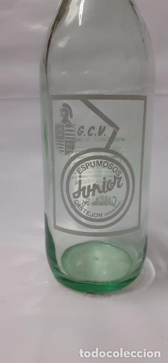 Botellas antiguas: BOTELLA DE GASEOSA JUNIOR CASTEJON NAVARRA - Foto 2