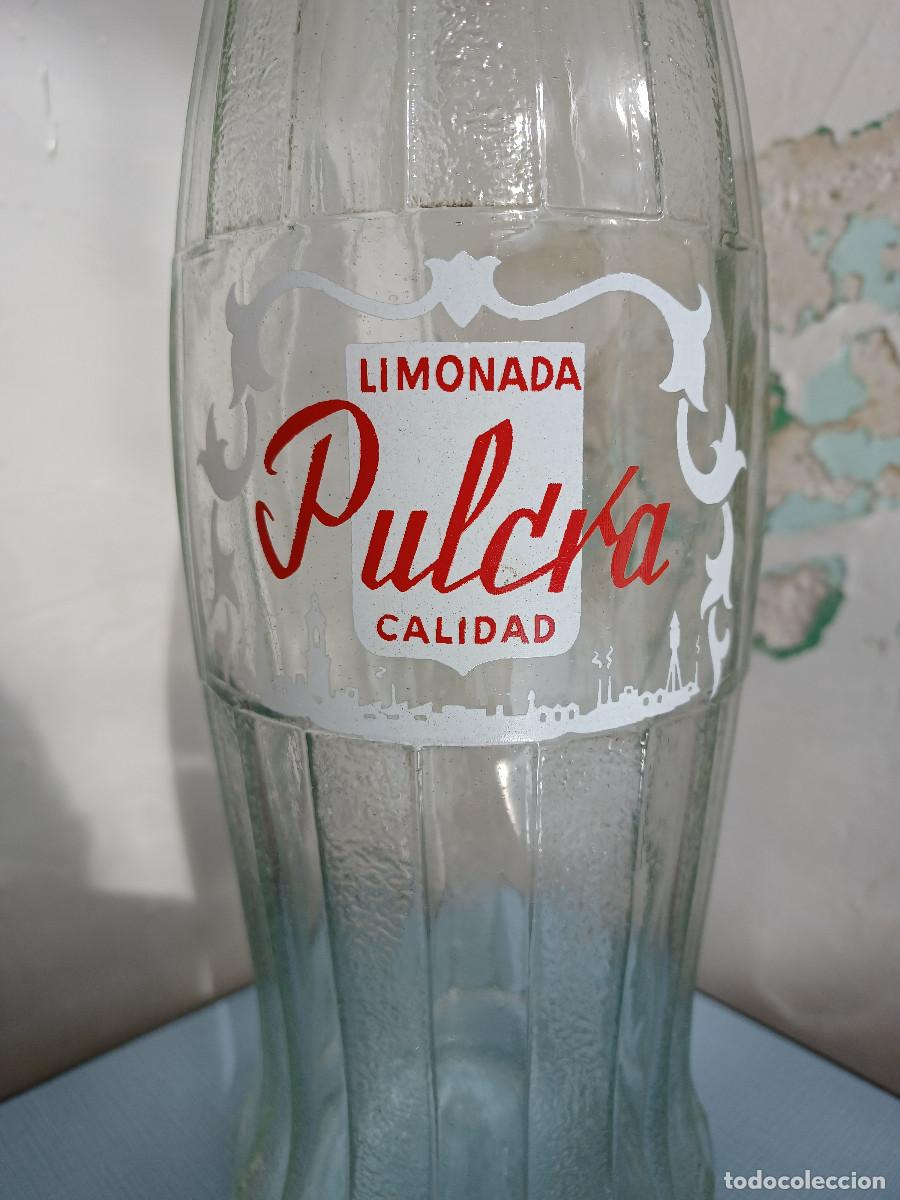 Botellas antiguas: Botella de limonada Pulcra de Sabadell. - Foto 1