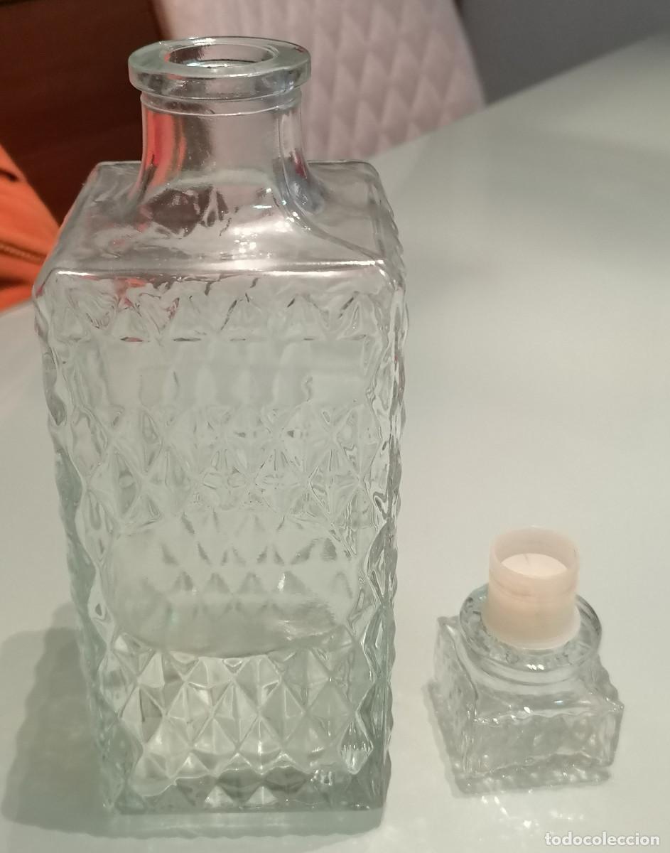 Botellas antiguas: BOTELLA CRISTAL VACIA DE LICOR - Foto 4