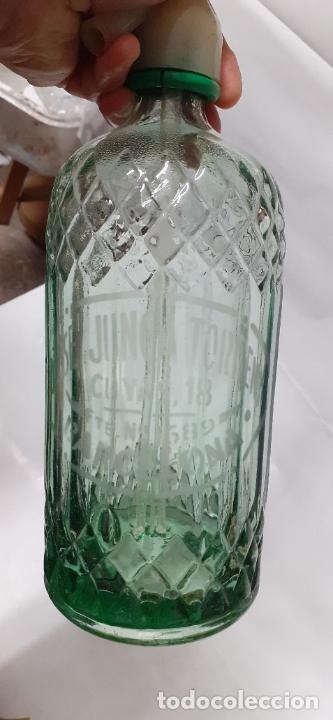 Botellas antiguas: SIFON JOSE JUNCA TORRENT DE BARCELONA - Foto 2