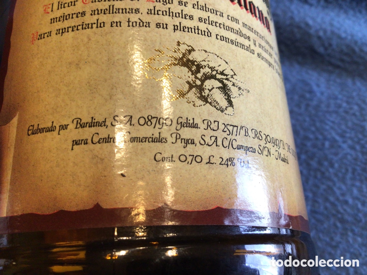 Botellas antiguas: BOTELLA LICOR PRYCA (VACIA) - Foto 5