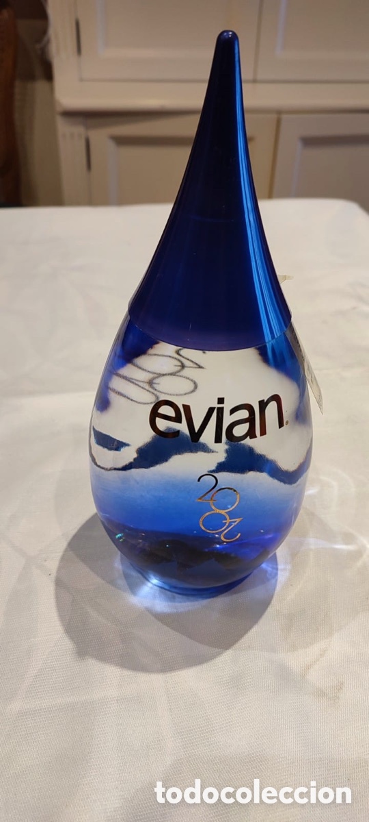 Botellas antiguas: Botella de Agua Evian - Foto 2