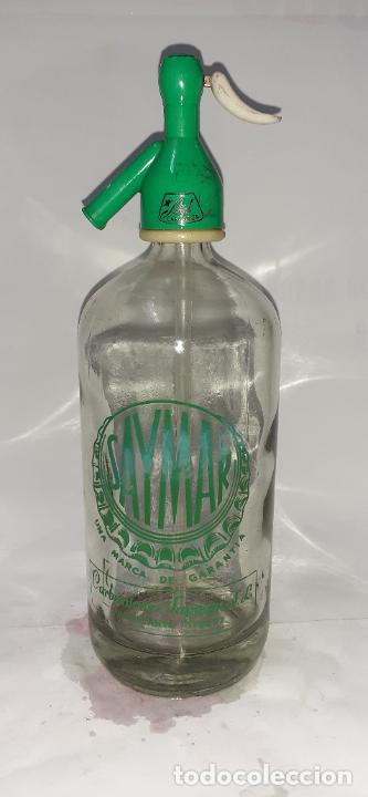 Botellas antiguas: SIFON SAYMAR ZARAGOZA - Foto 1