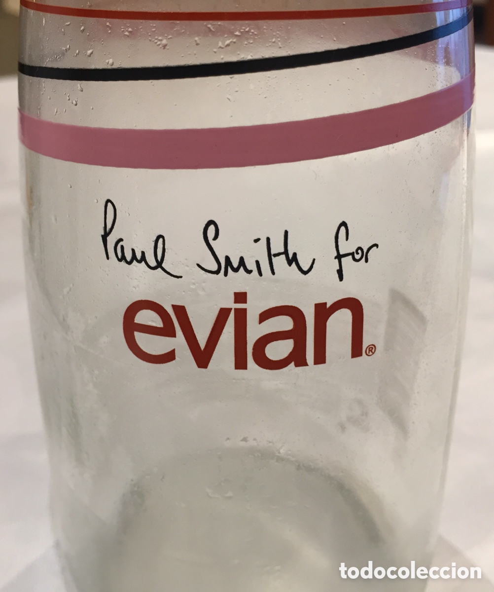 Botellas antiguas: Botella de agua Evian - Foto 2