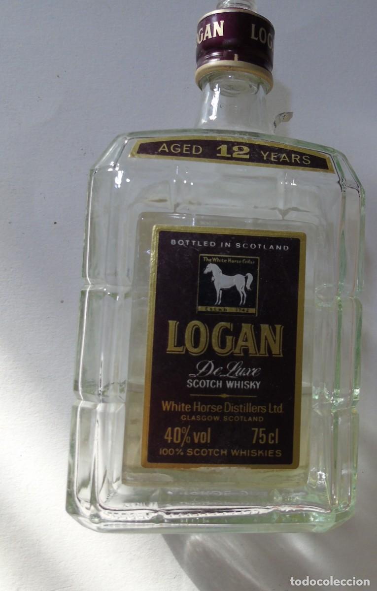 Botellas antiguas: BOTELLA DE LOGAN 12 YEARS - Foto 1