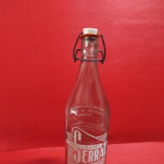Botellas antiguas: BOTELLA DE GASEOSA, ESPECIALIDADES SERRAT