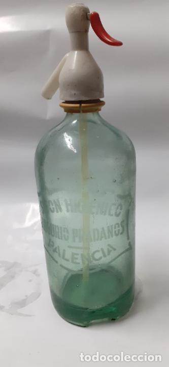 Botellas antiguas: SIF&Oacute;N PRADANOS DE PALENCIA - Foto 1