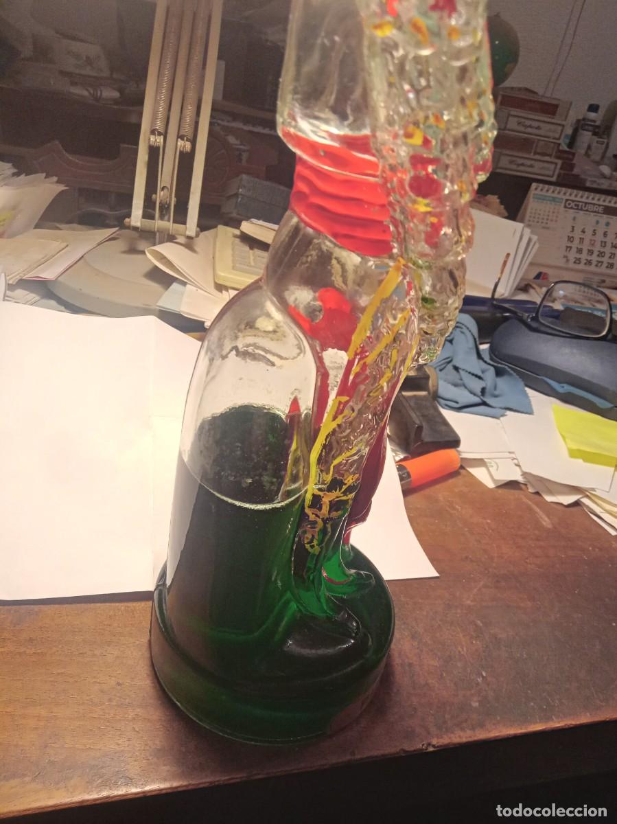 Botellas antiguas: BOTELLA PIPPERMINT EN FORMA DE TORERO - Foto 7