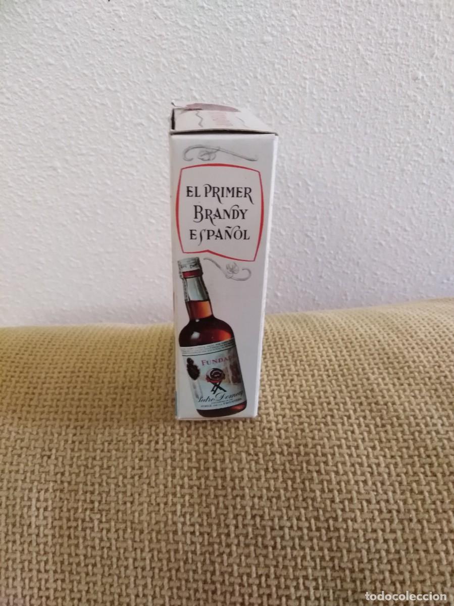 Botellas antiguas: Botella miniatura Brandy Fundador - Foto 6