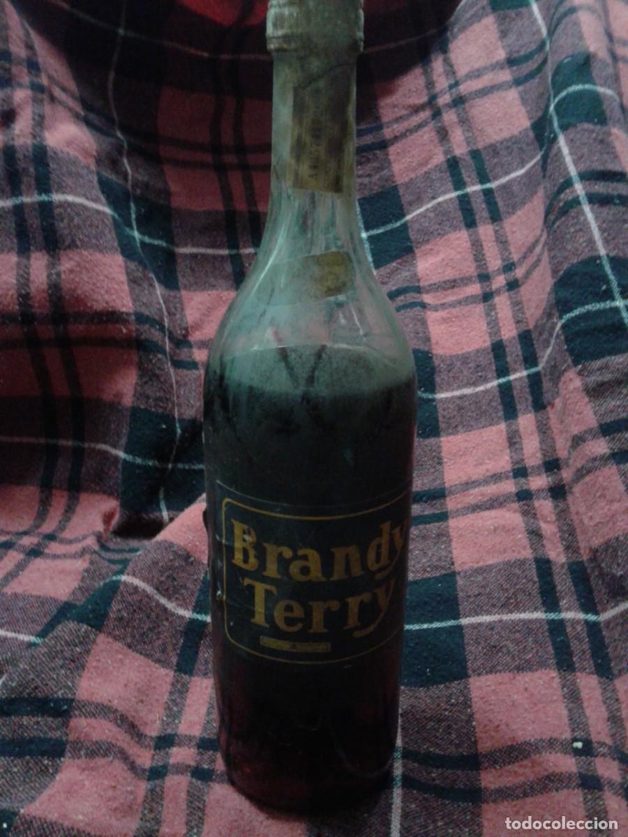 Botellas antiguas: Antigua Botella de Brandy Terry, Tr - Foto 1