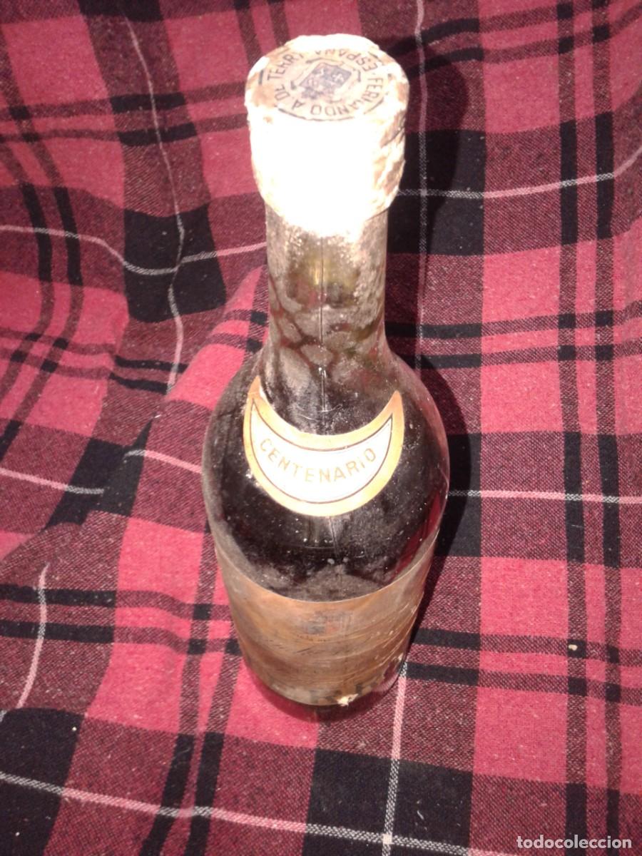 Botellas antiguas: Antigua Botella de Brandy Terry, Tr - Foto 5