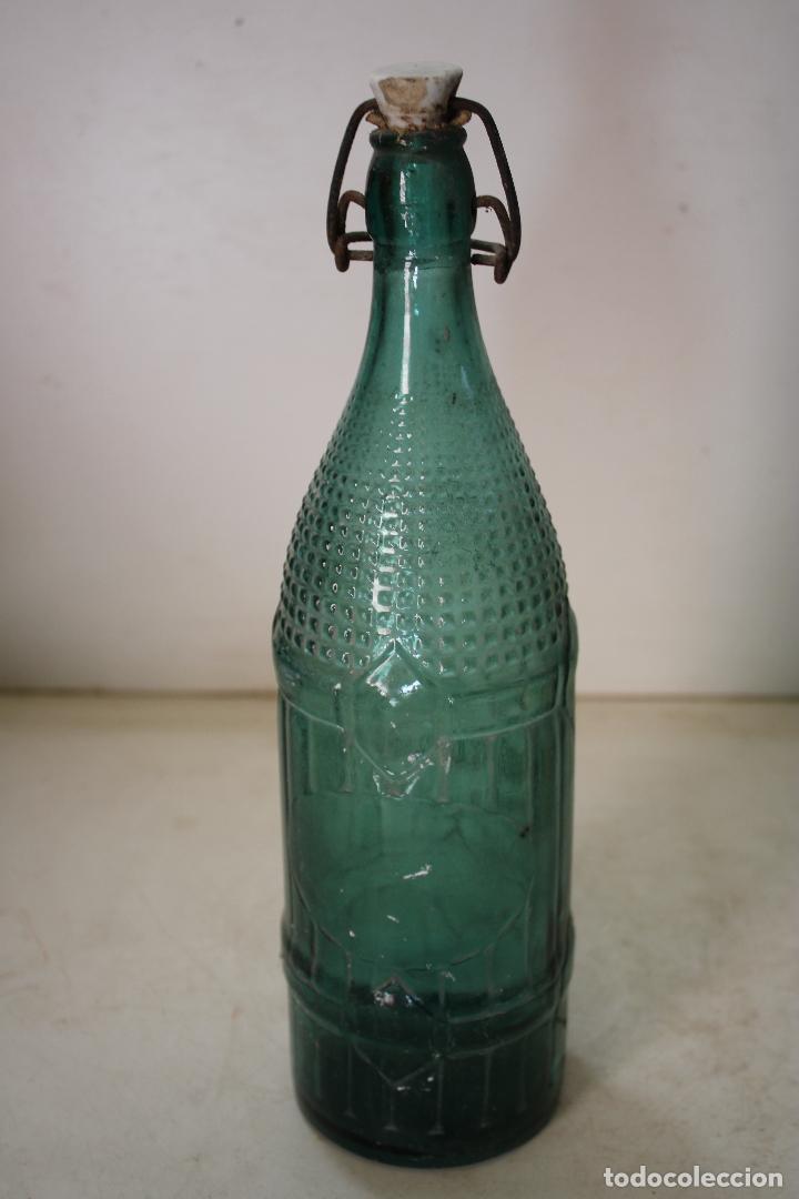Botellas antiguas: botella espumosos abellan - murcia - Foto 2
