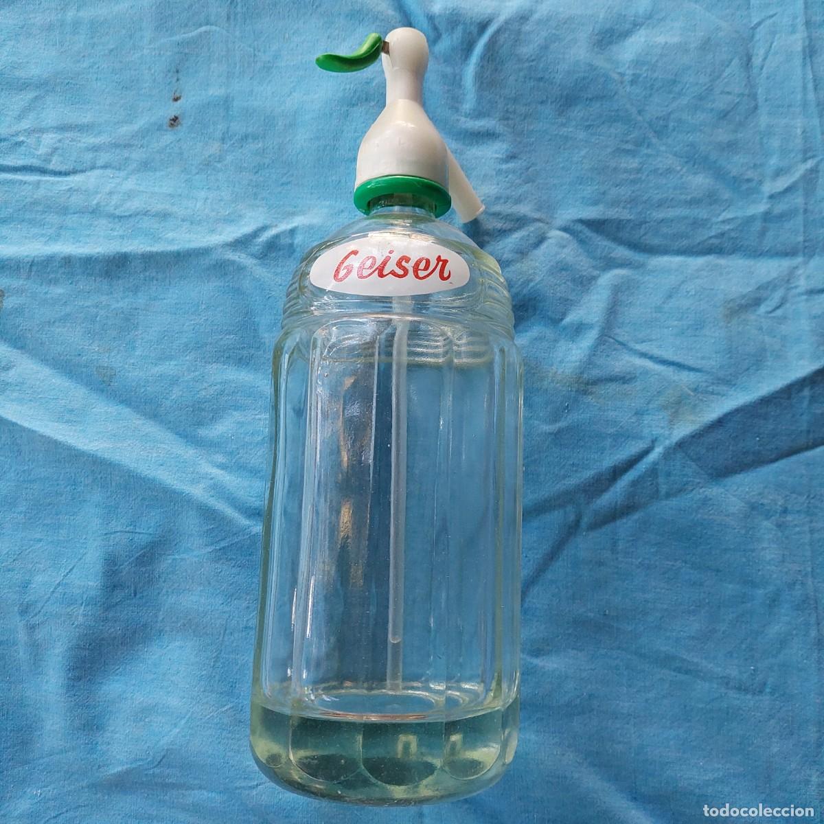 Botellas antiguas: Sif&oacute;n gaseosa Geiser - Foto 1