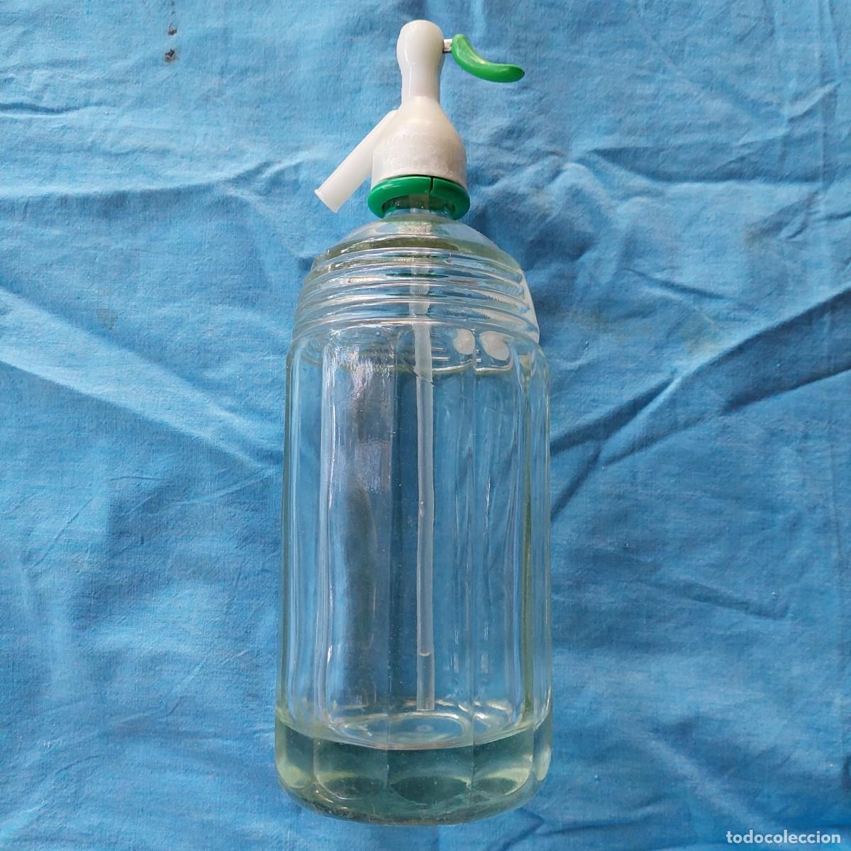 Botellas antiguas: Sif&oacute;n gaseosa Geiser - Foto 3