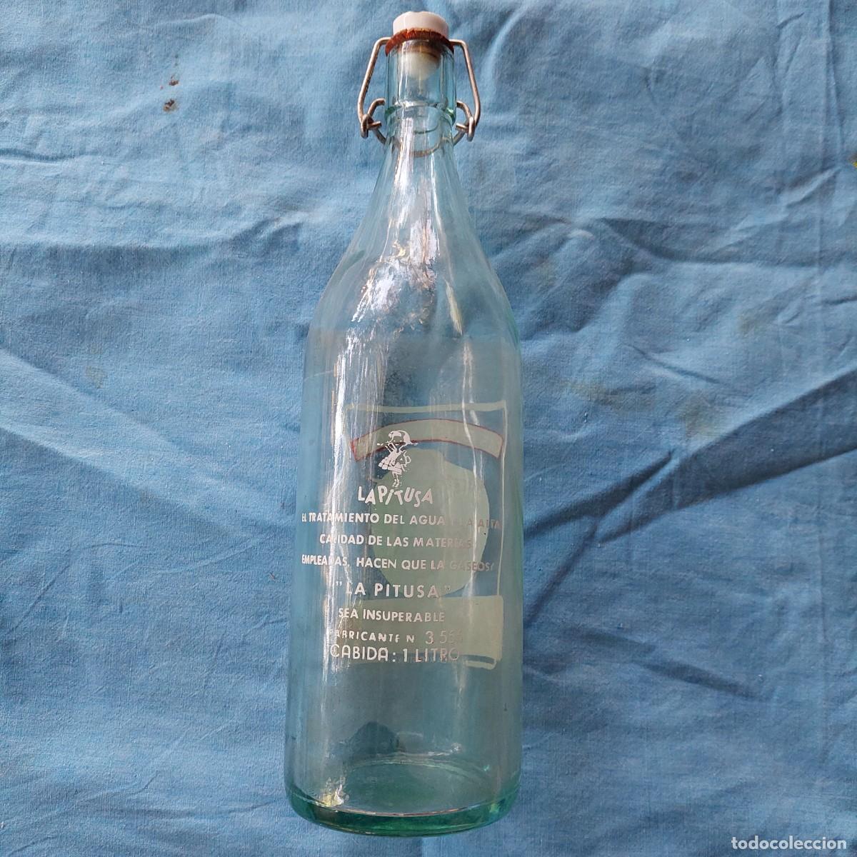 Botellas antiguas: Gaseosa La pitusa - Foto 2