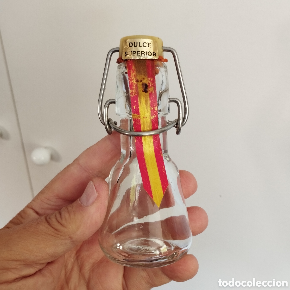 Botellas antiguas: Dulce Superior botell&iacute;n botella vintage - Foto 1
