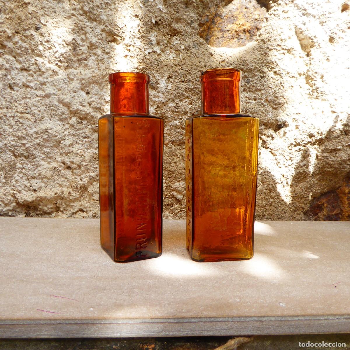 Botellas antiguas: 2 botellas de farmacia - Foto 2