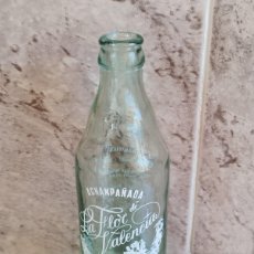 Botellas antiguas: ANTIGUA BOTELLA DE GASEOSA LA FLOR DE VALENCIA - ACHAMPAÑADA -