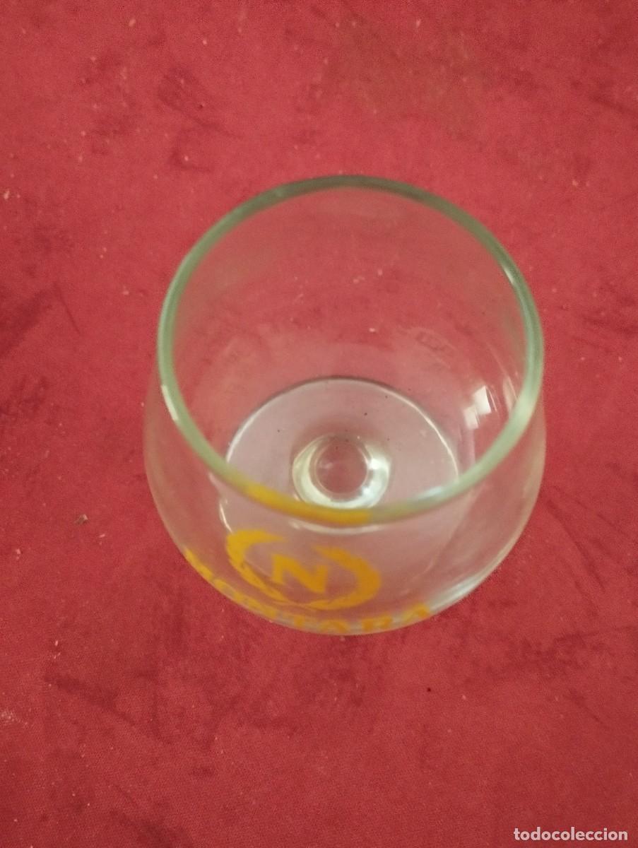 Botellas antiguas: Copa de cristal grabada del cognac Napoleon - Foto 2