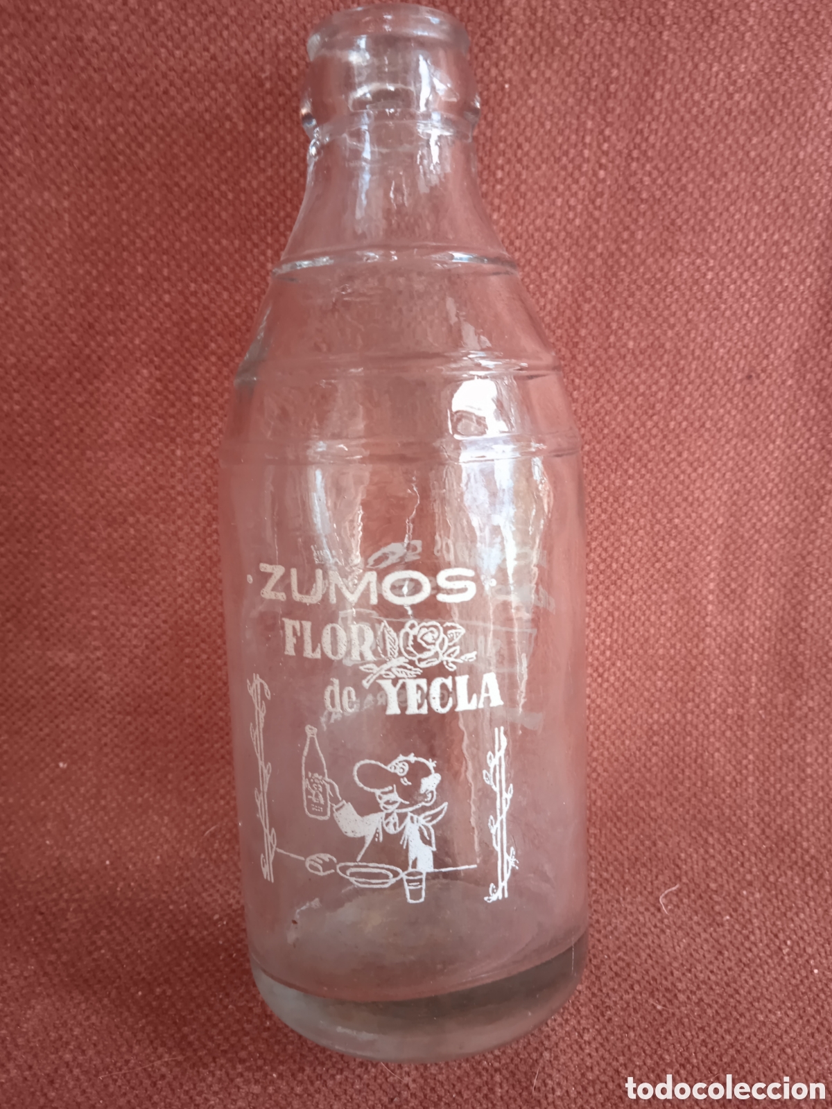 Botellas antiguas: FLOR DE YECLA ZUMO (blanca) - Foto 1