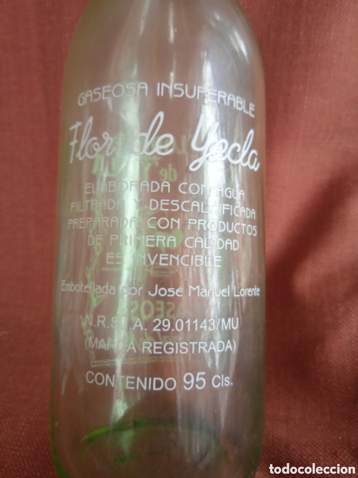 Botellas antiguas: GASEOSA FLOR DE YECLA (modelo 2) - Foto 2