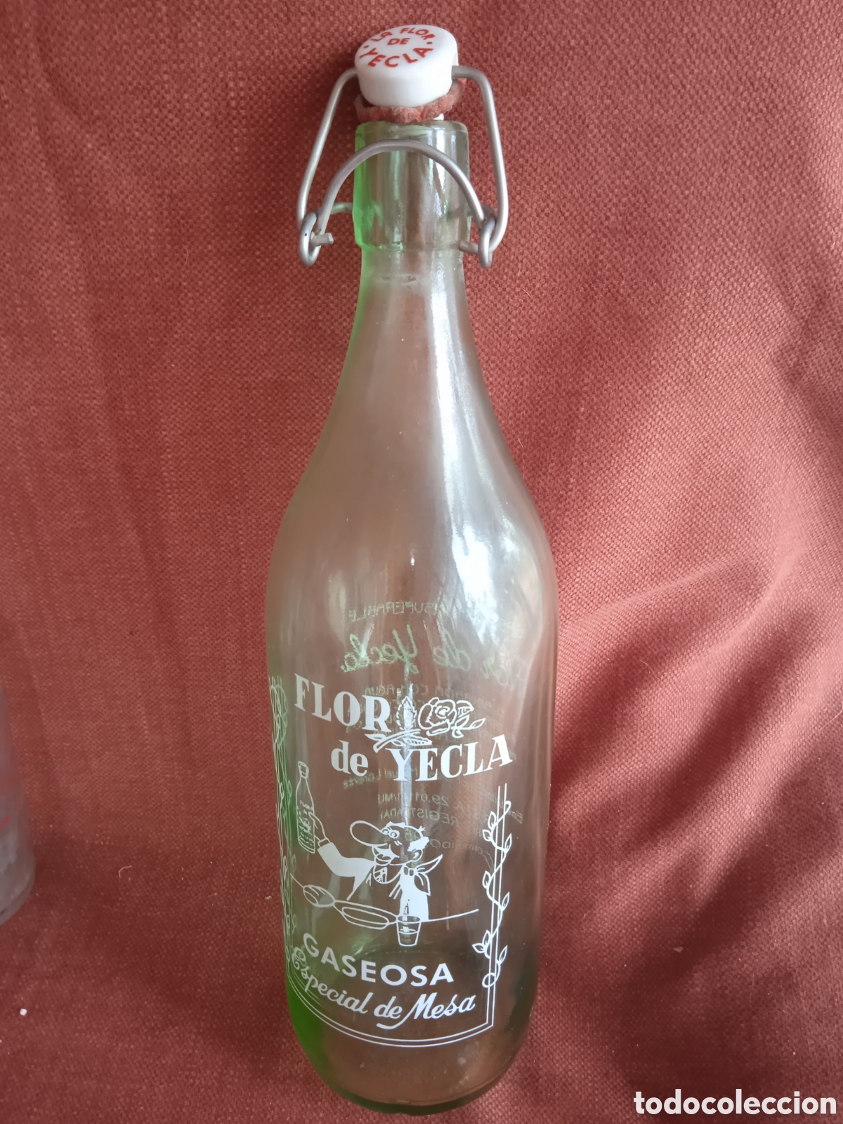 Botellas antiguas: GASEOSA FLOR DE YECLA (modelo 2) - Foto 1
