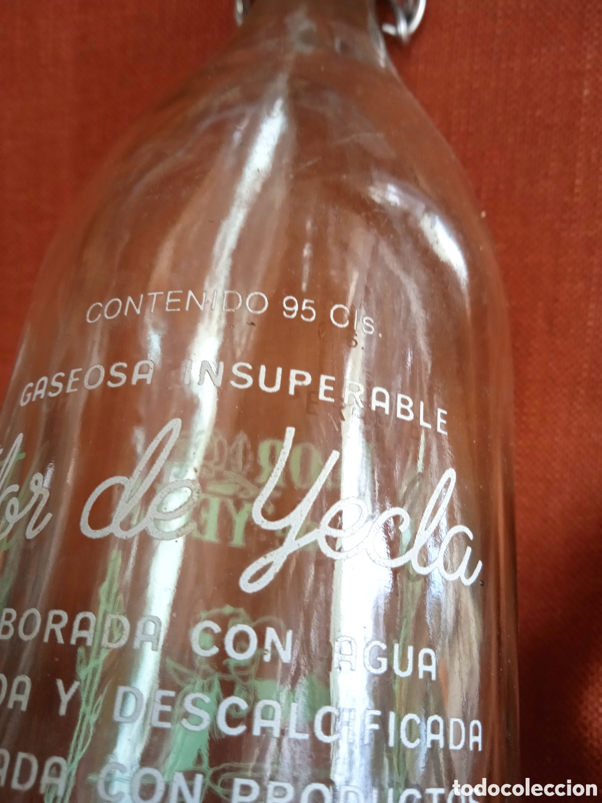 Botellas antiguas: GASEOSA FLOR DE YECLA (modelo 1) - Foto 2