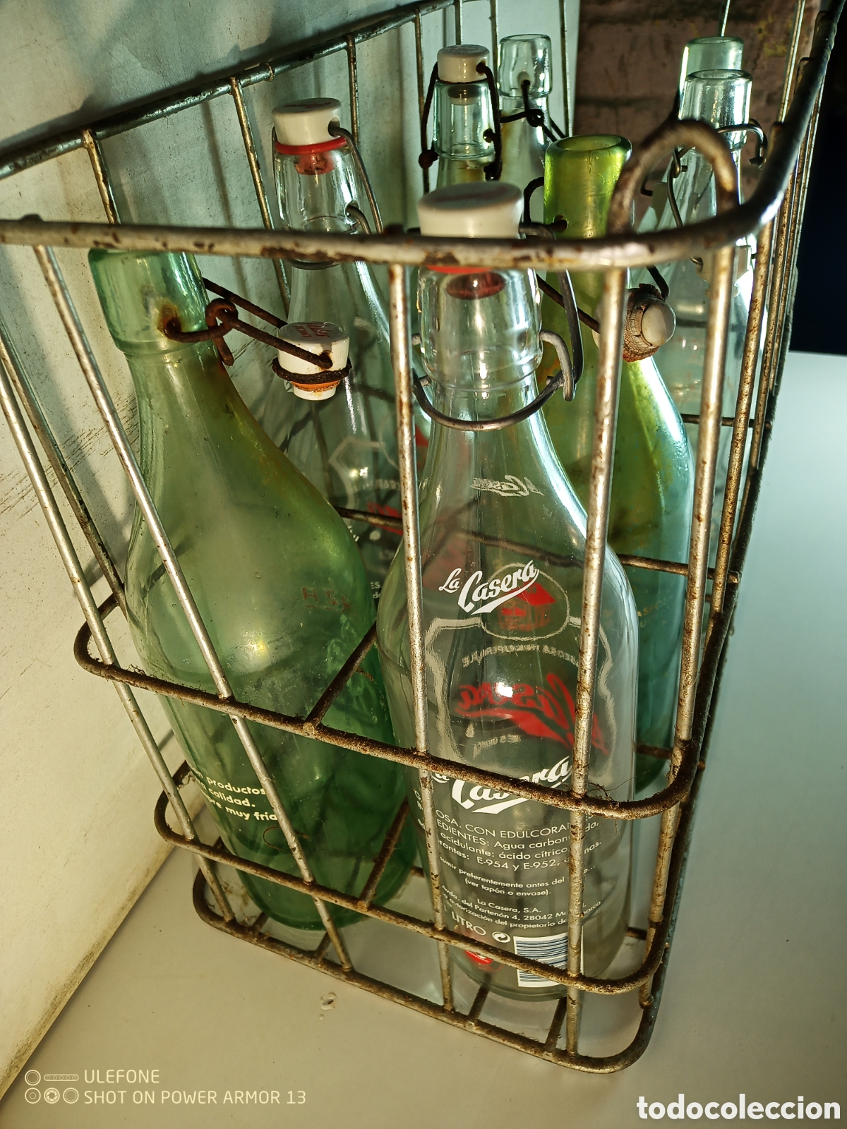 Botellas antiguas: Cajillo y botellas gaseosa - Foto 3