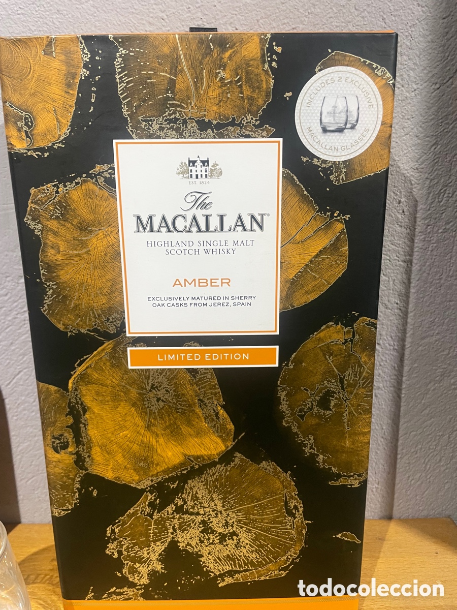 Botellas antiguas: MACALLAN AMBER EDICI&Oacute;N ESPECIAL - Foto 2
