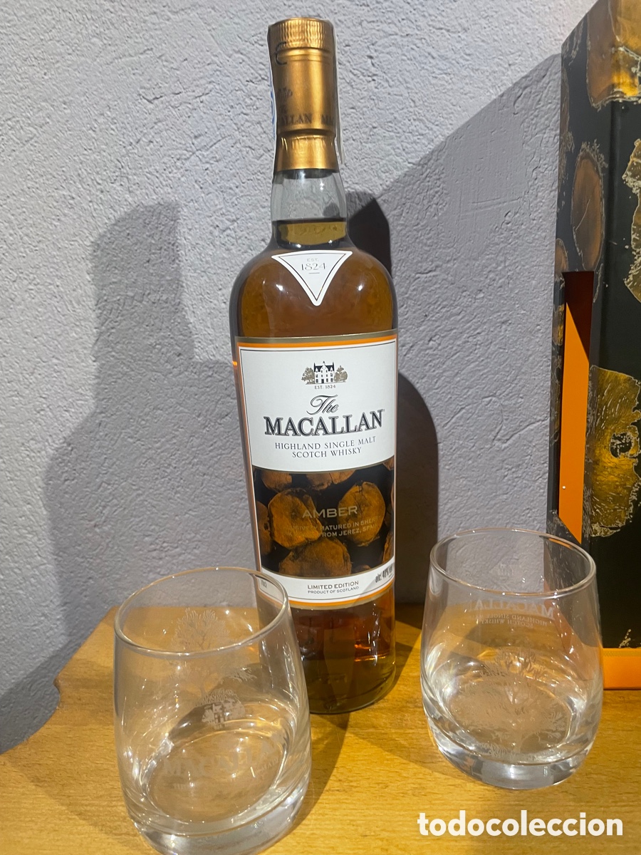 Botellas antiguas: MACALLAN AMBER EDICI&Oacute;N ESPECIAL - Foto 3