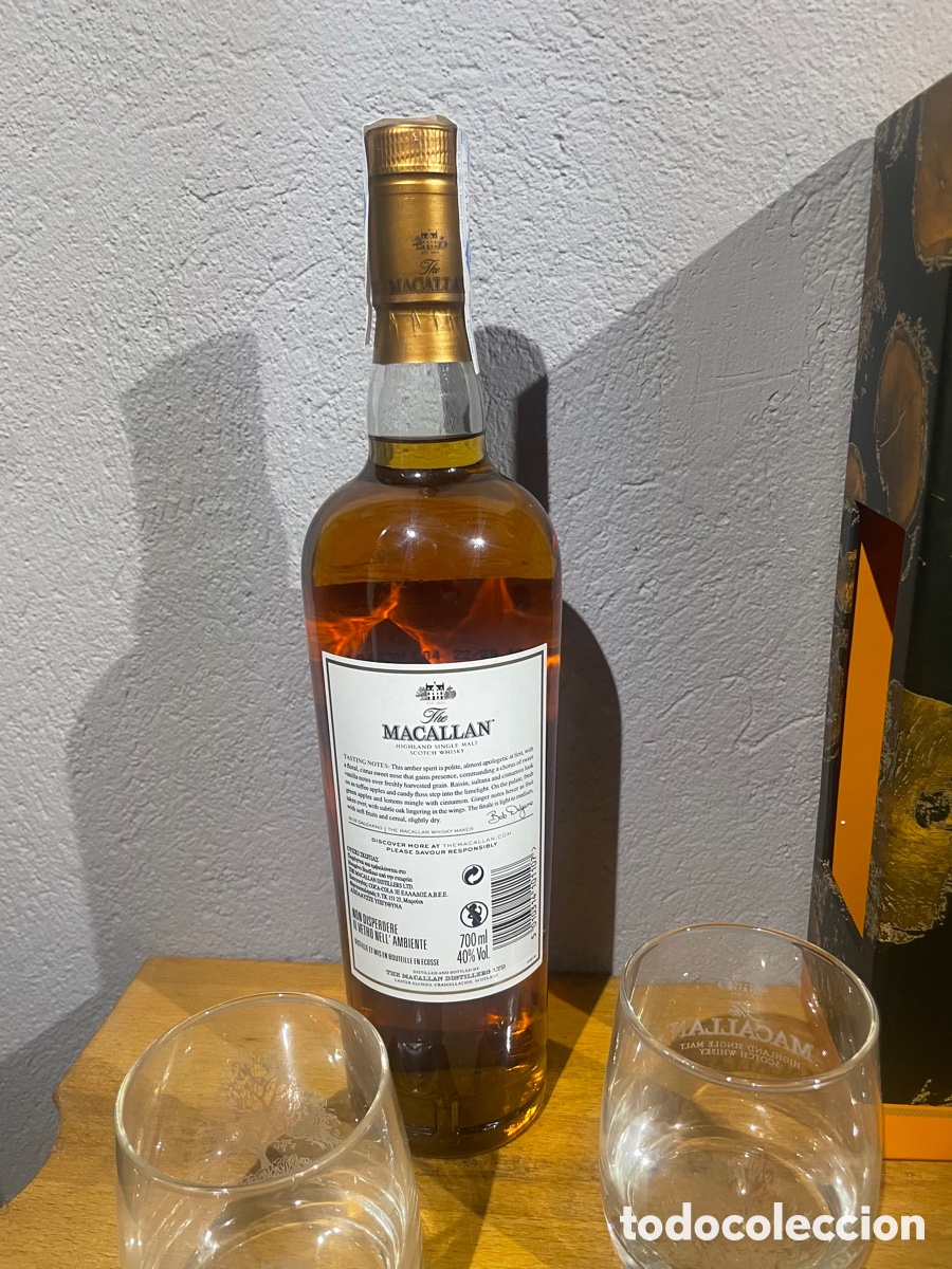Botellas antiguas: MACALLAN AMBER EDICI&Oacute;N ESPECIAL - Foto 4