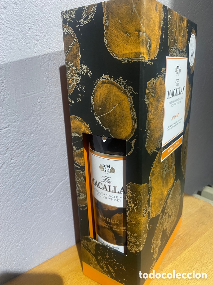 Botellas antiguas: MACALLAN AMBER EDICI&Oacute;N ESPECIAL - Foto 7