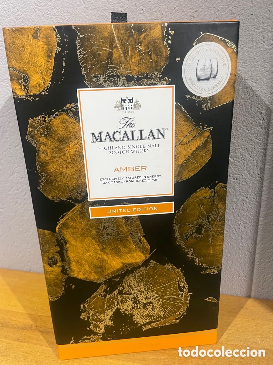 Botellas antiguas: MACALLAN AMBER EDICI&Oacute;N ESPECIAL - Foto 8