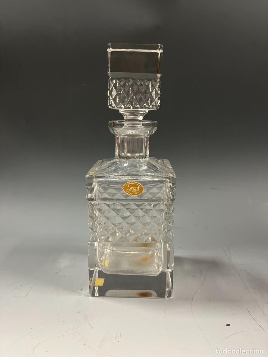 Botellas antiguas: BOTELLA LICORERA DE POSSEIL CRISTAL - Foto 1